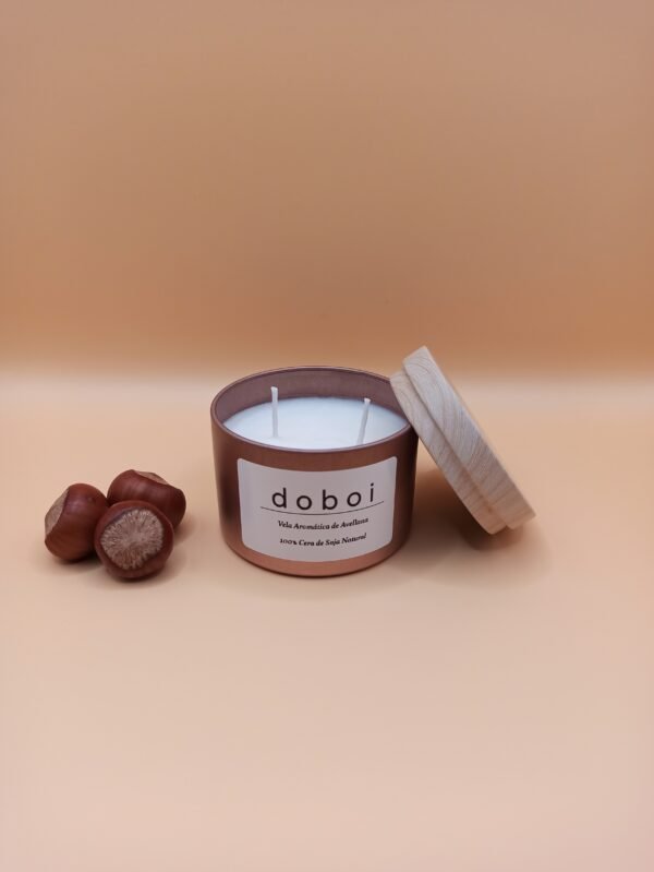 Vela aromática de Avellana