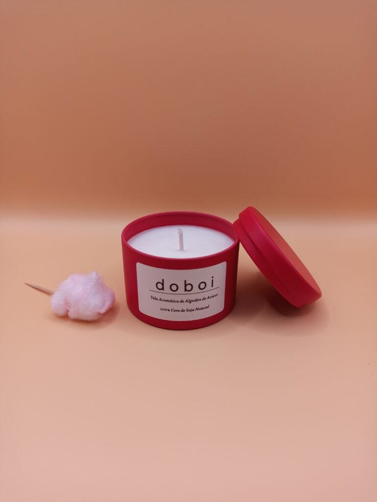 Vela aromática de Algodón de Azúcar