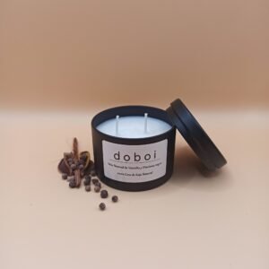 Vela natural de Vainilla y Pimienta Negra